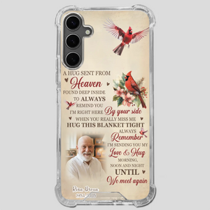 “A Hug Sent From Heaven” Grandpa Memorial Phone Case – Forever in My Heart - 89Prints