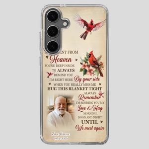 “A Hug Sent From Heaven” Grandpa Memorial Phone Case – Forever in My Heart - 89Prints