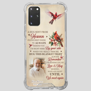“A Hug Sent From Heaven” Grandpa Memorial Phone Case – Forever in My Heart - 89Prints