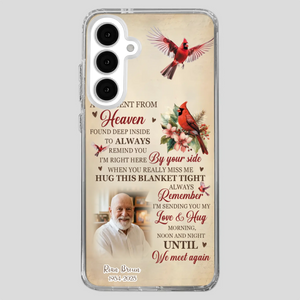“A Hug Sent From Heaven” Grandpa Memorial Phone Case – Forever in My Heart - 89Prints