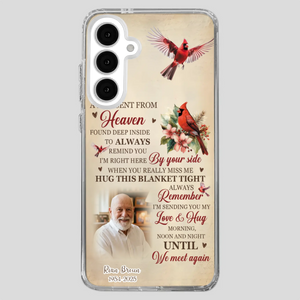 “A Hug Sent From Heaven” Grandpa Memorial Phone Case – Forever in My Heart - 89Prints