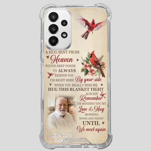 “A Hug Sent From Heaven” Grandpa Memorial Phone Case – Forever in My Heart - 89Prints