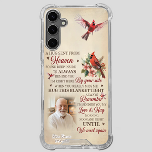 “A Hug Sent From Heaven” Grandpa Memorial Phone Case – Forever in My Heart - 89Prints
