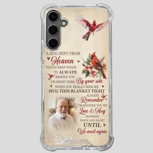 “A Hug Sent From Heaven” Grandpa Memorial Phone Case – Forever in My Heart - 89Prints