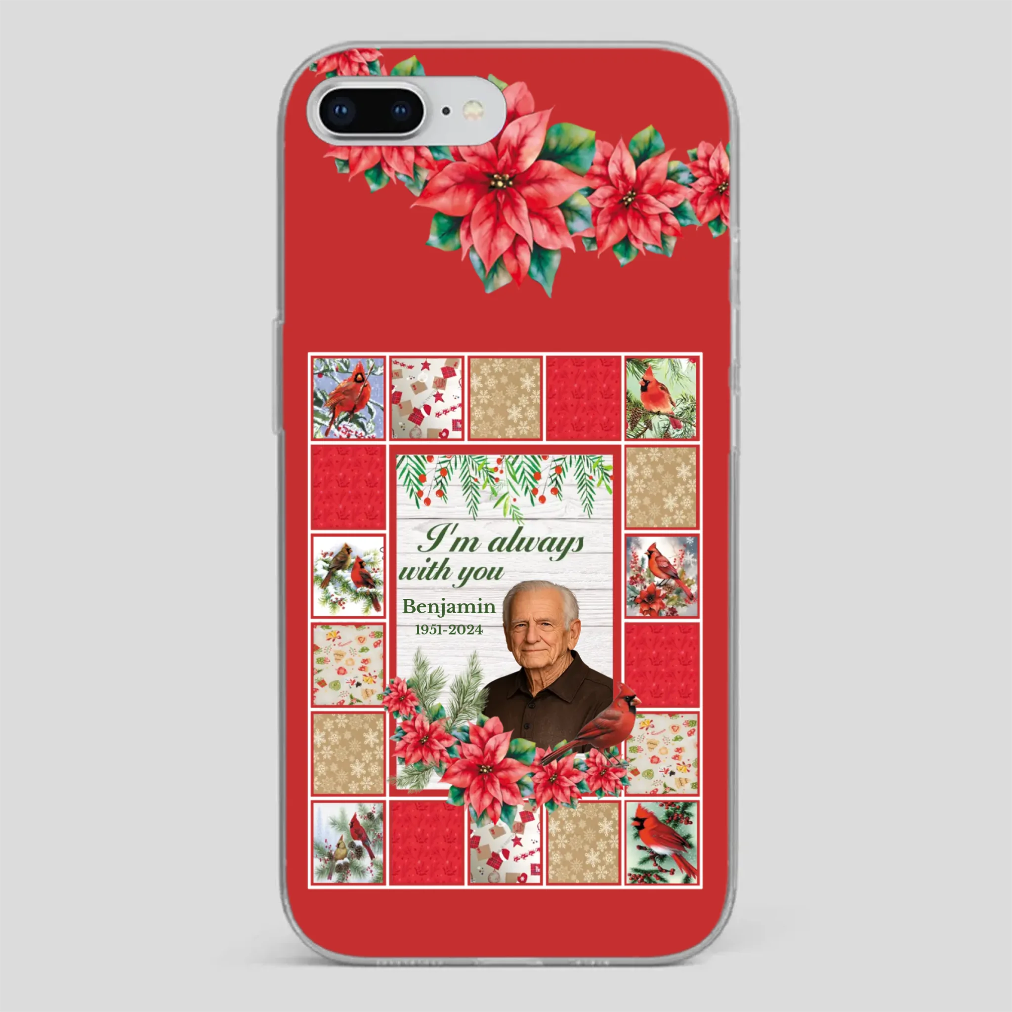 Custom Grandpa “I’m Always With You” Memorial Phone Case - 89Prints