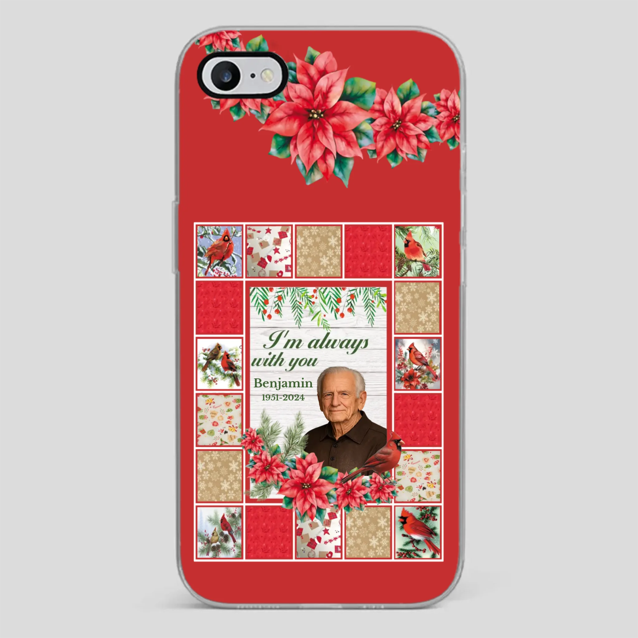 Custom Grandpa “I’m Always With You” Memorial Phone Case - 89Prints