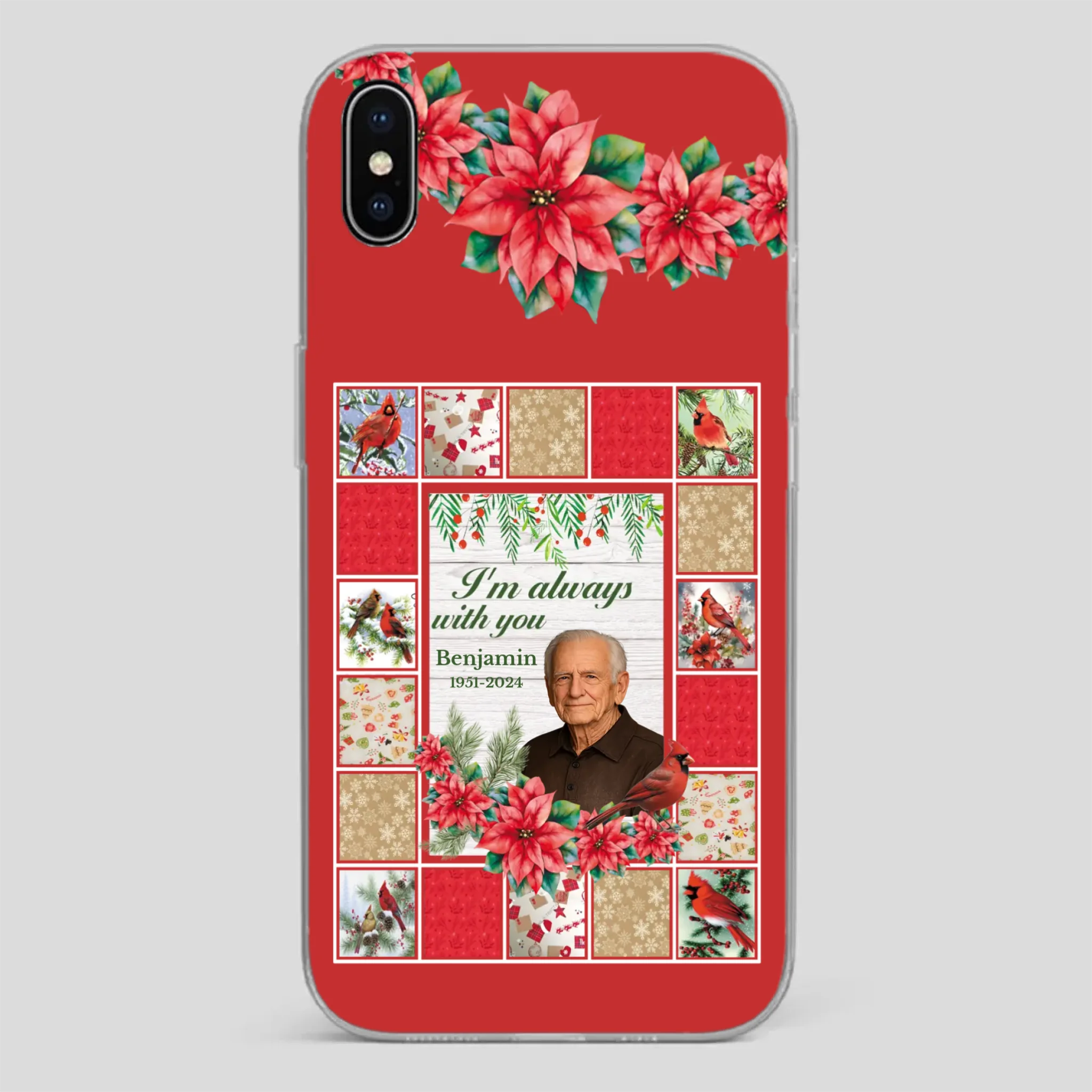 Custom Grandpa “I’m Always With You” Memorial Phone Case - 89Prints