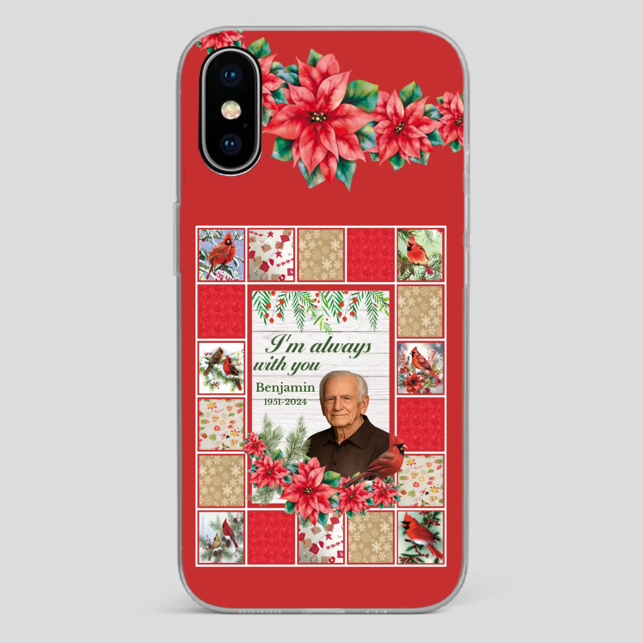 Custom Grandpa “I’m Always With You” Memorial Phone Case - 89Prints