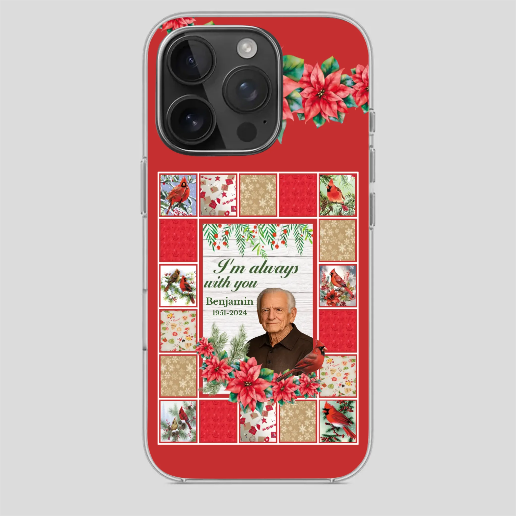 Custom Grandpa “I’m Always With You” Memorial Phone Case - 89Prints
