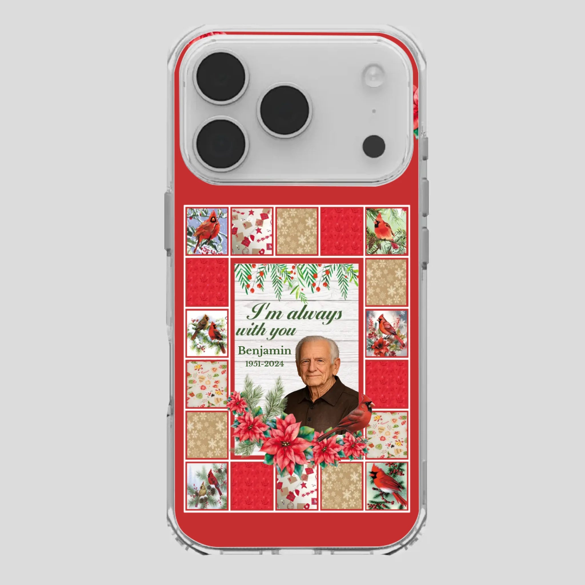 Custom Grandpa “I’m Always With You” Memorial Phone Case - 89Prints