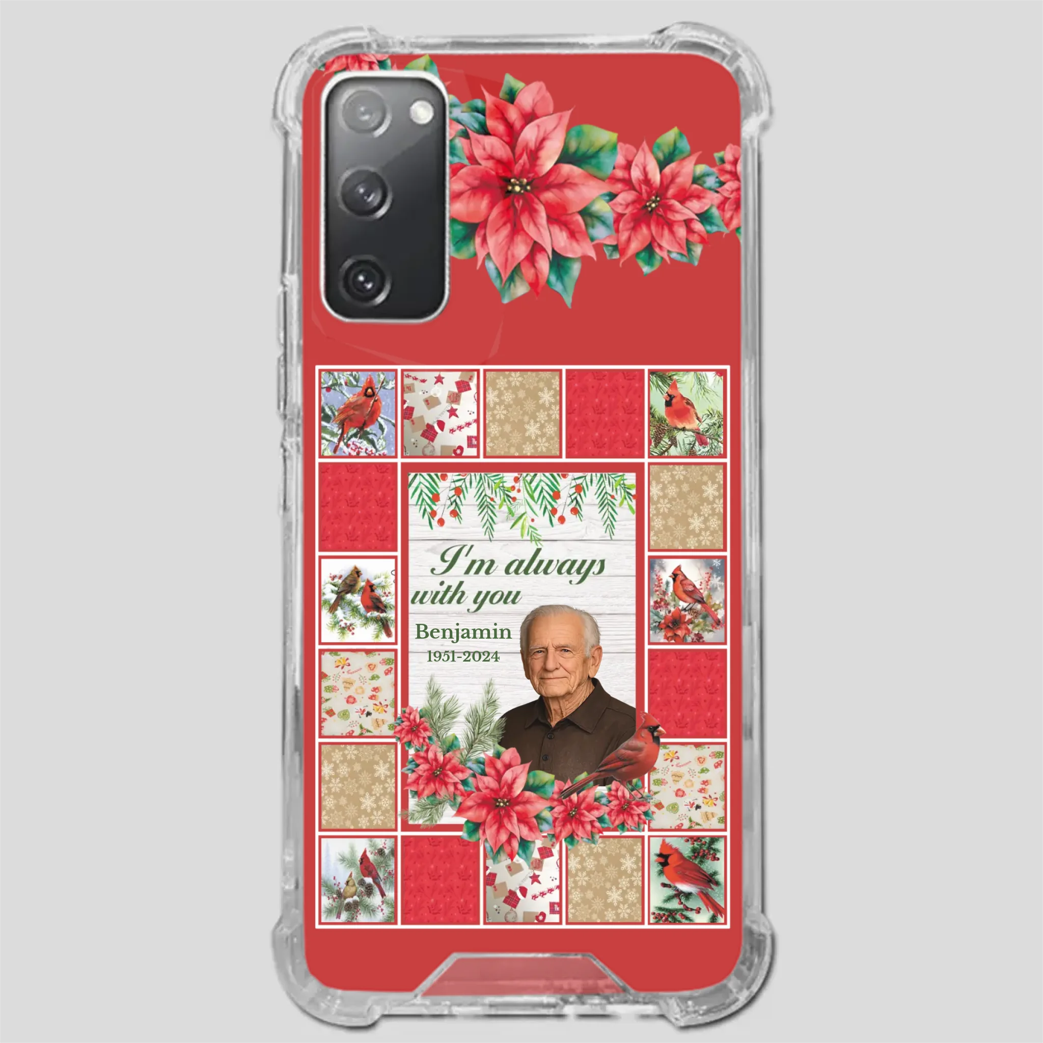 Custom Grandpa “I’m Always With You” Memorial Phone Case - 89Prints
