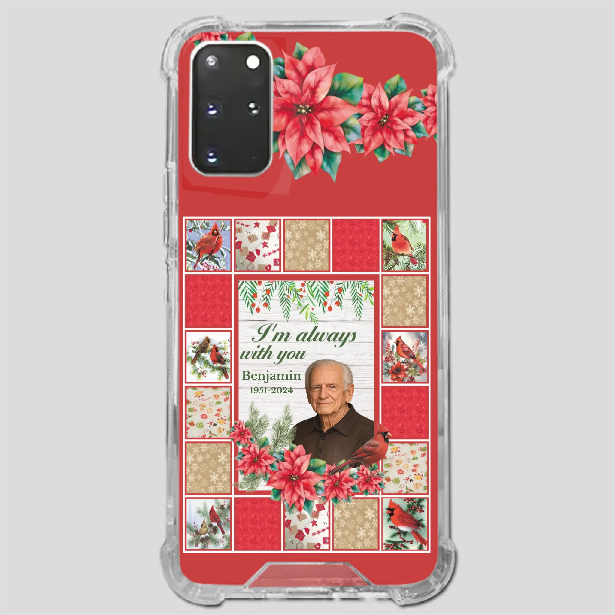 Custom Grandpa “I’m Always With You” Memorial Phone Case - 89Prints
