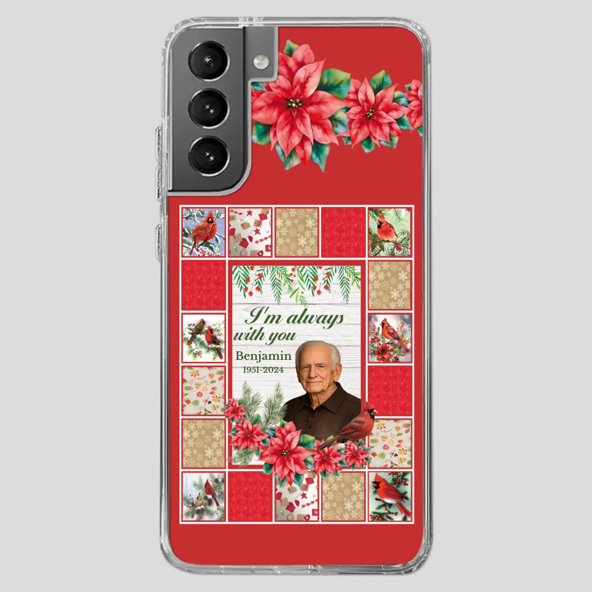 Custom Grandpa “I’m Always With You” Memorial Phone Case - 89Prints