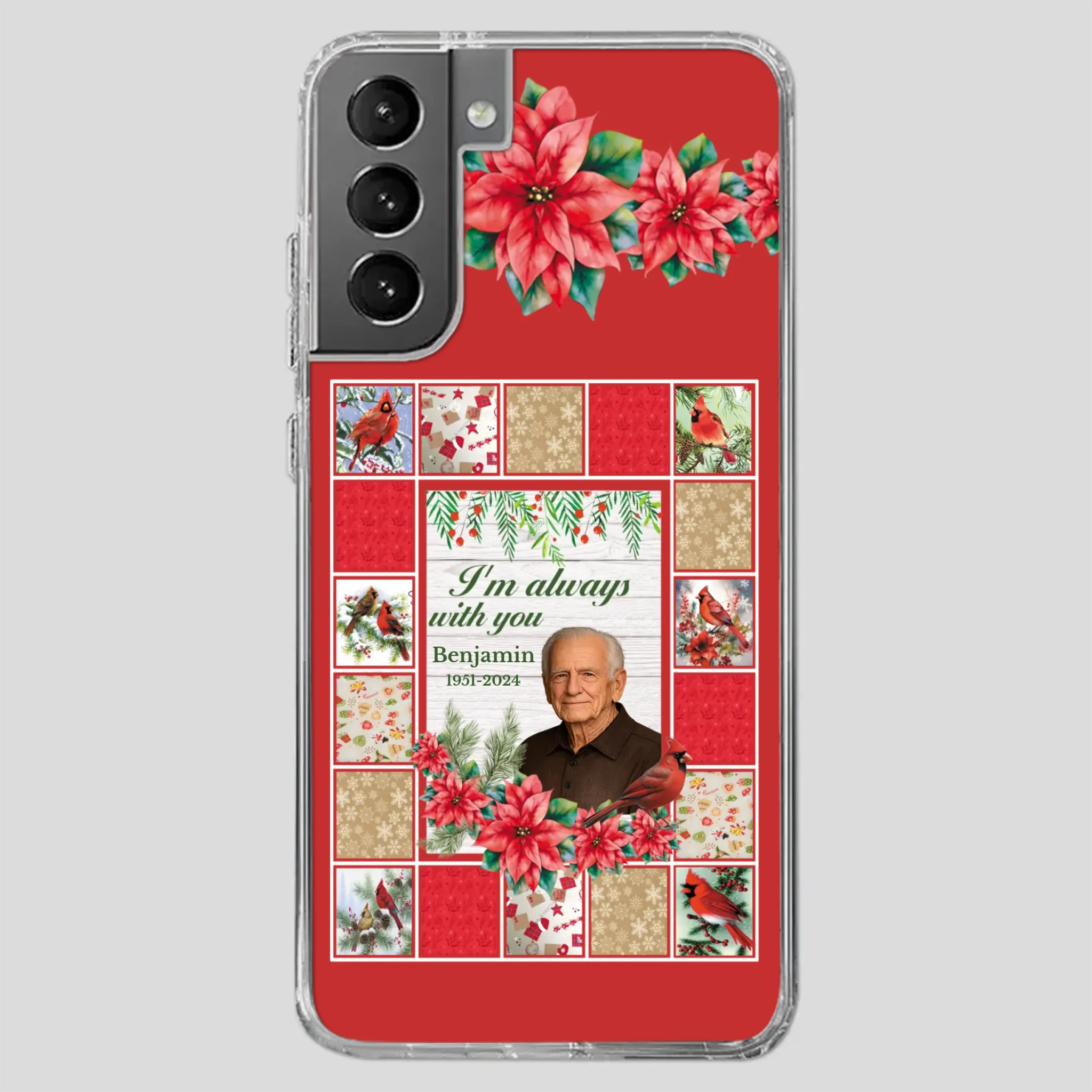 Custom Grandpa “I’m Always With You” Memorial Phone Case - 89Prints