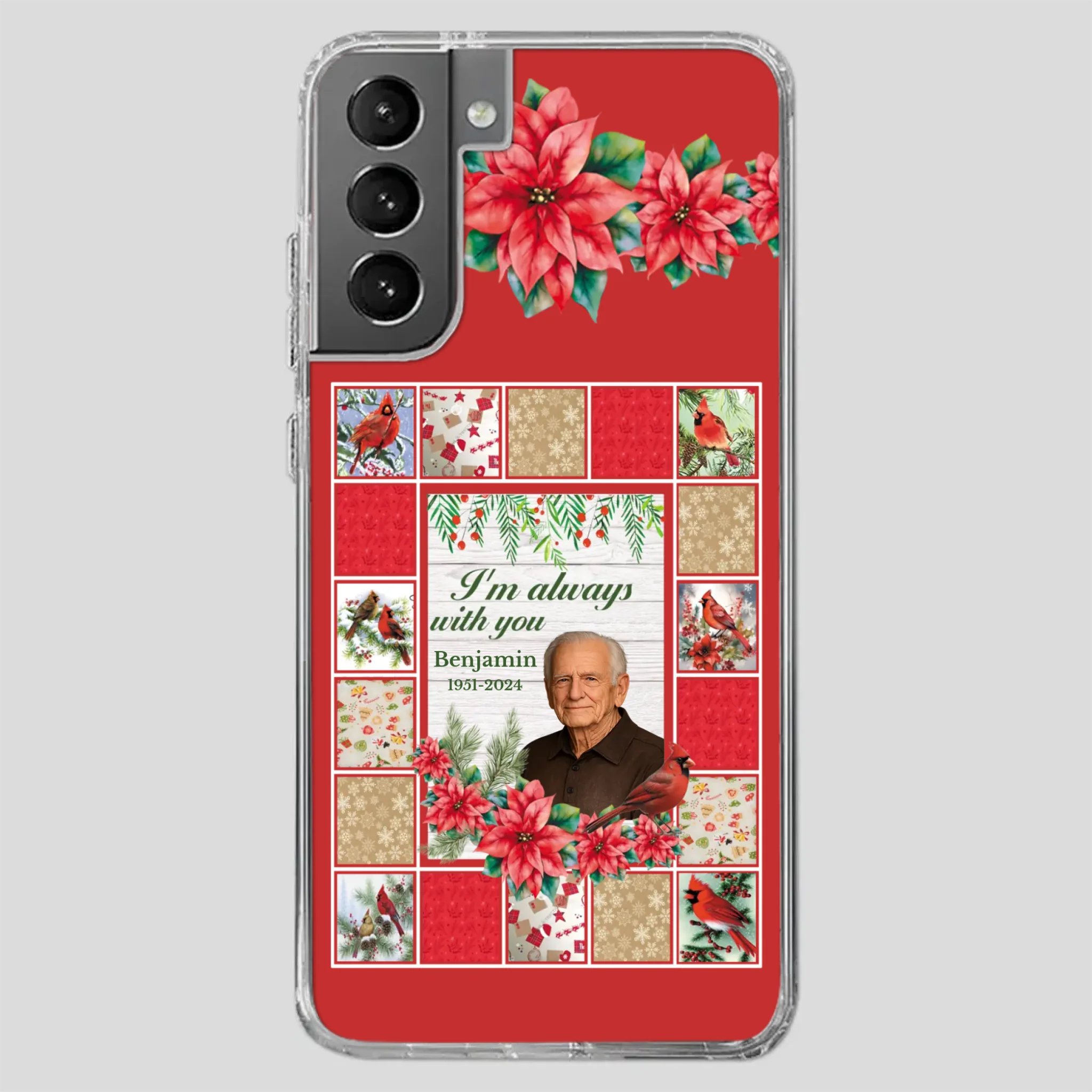 Custom Grandpa “I’m Always With You” Memorial Phone Case - 89Prints