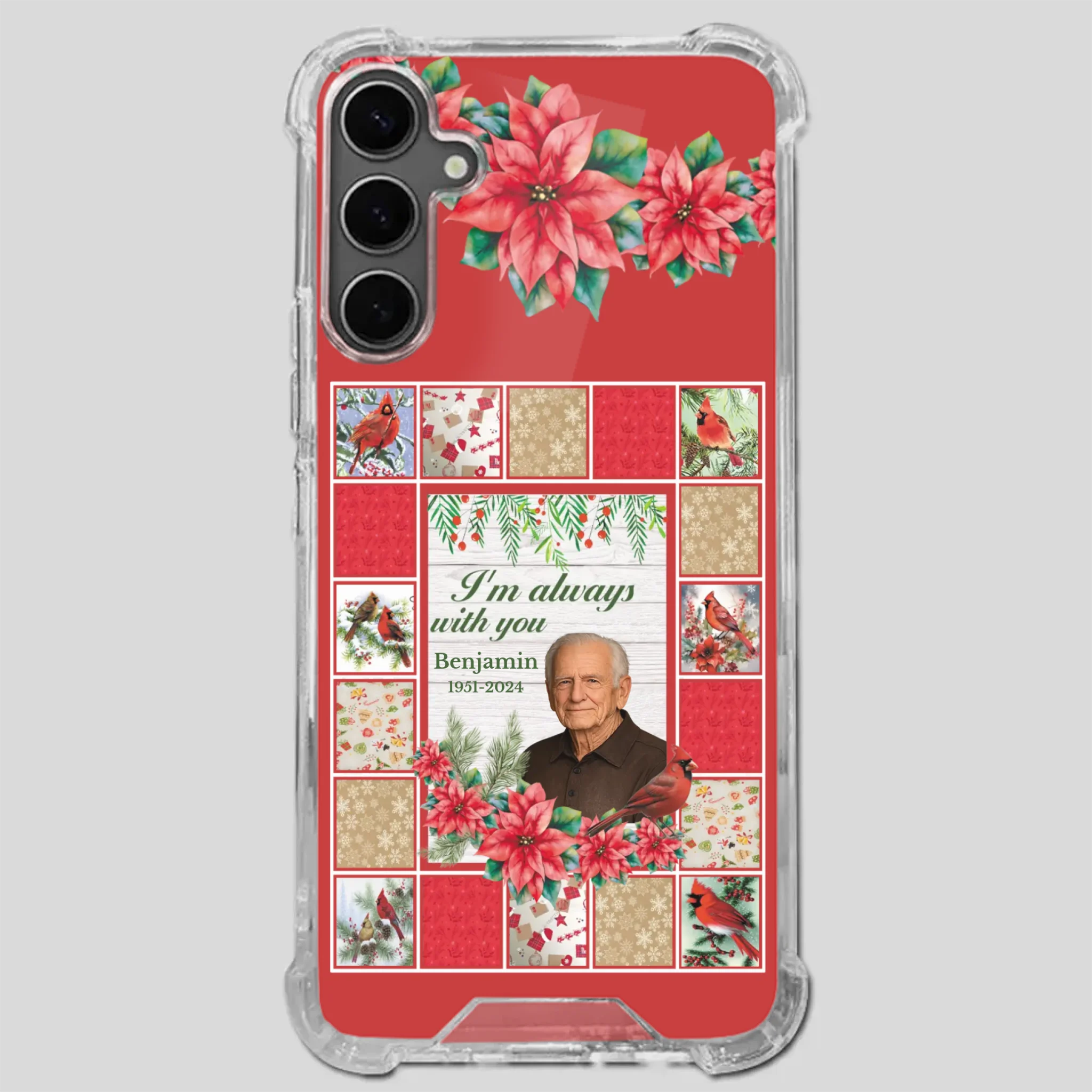Custom Grandpa “I’m Always With You” Memorial Phone Case - 89Prints