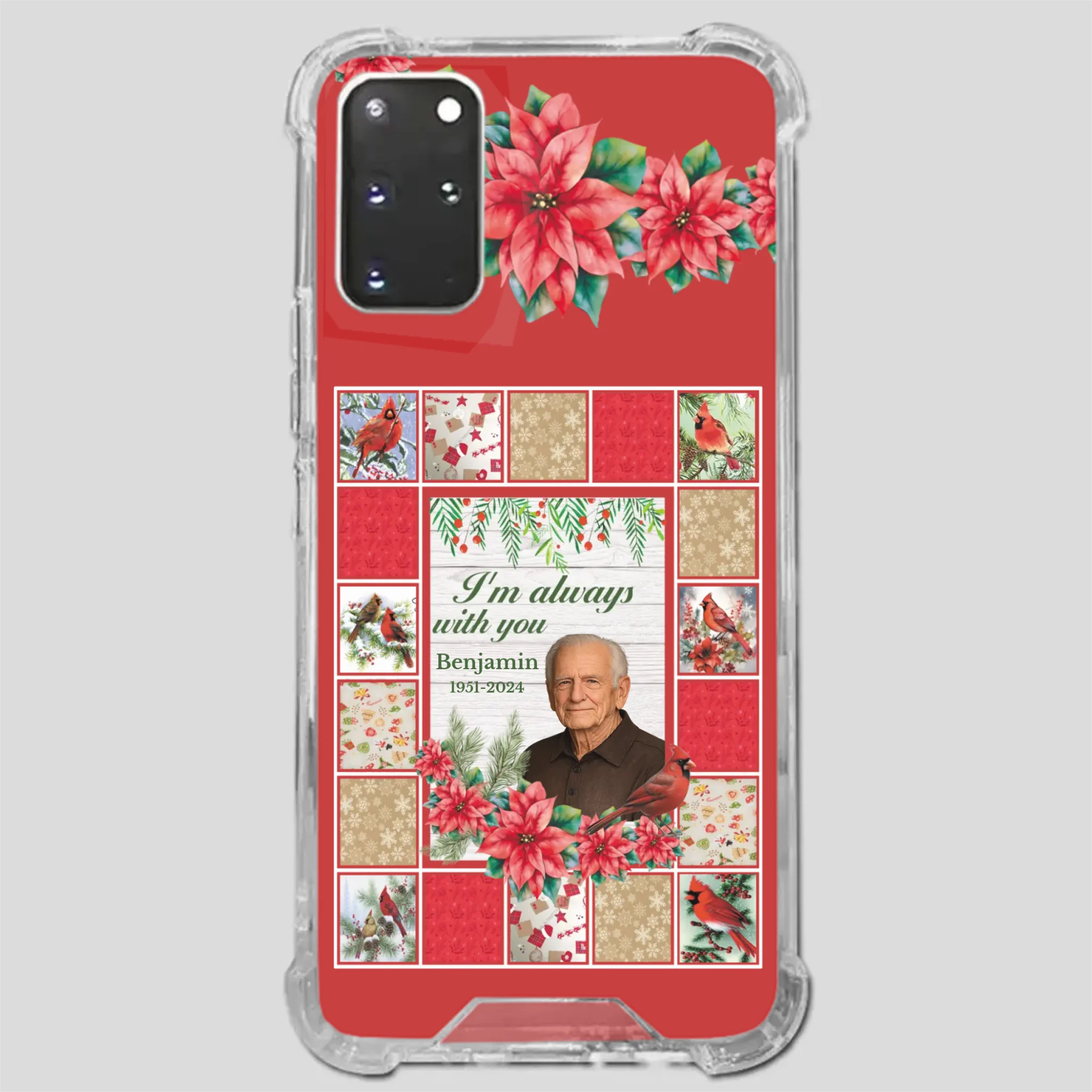 Custom Grandpa “I’m Always With You” Memorial Phone Case - 89Prints