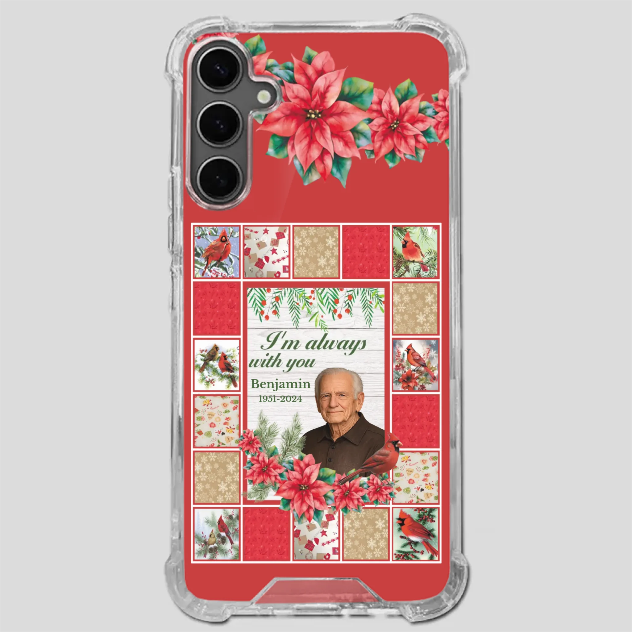 Custom Grandpa “I’m Always With You” Memorial Phone Case - 89Prints