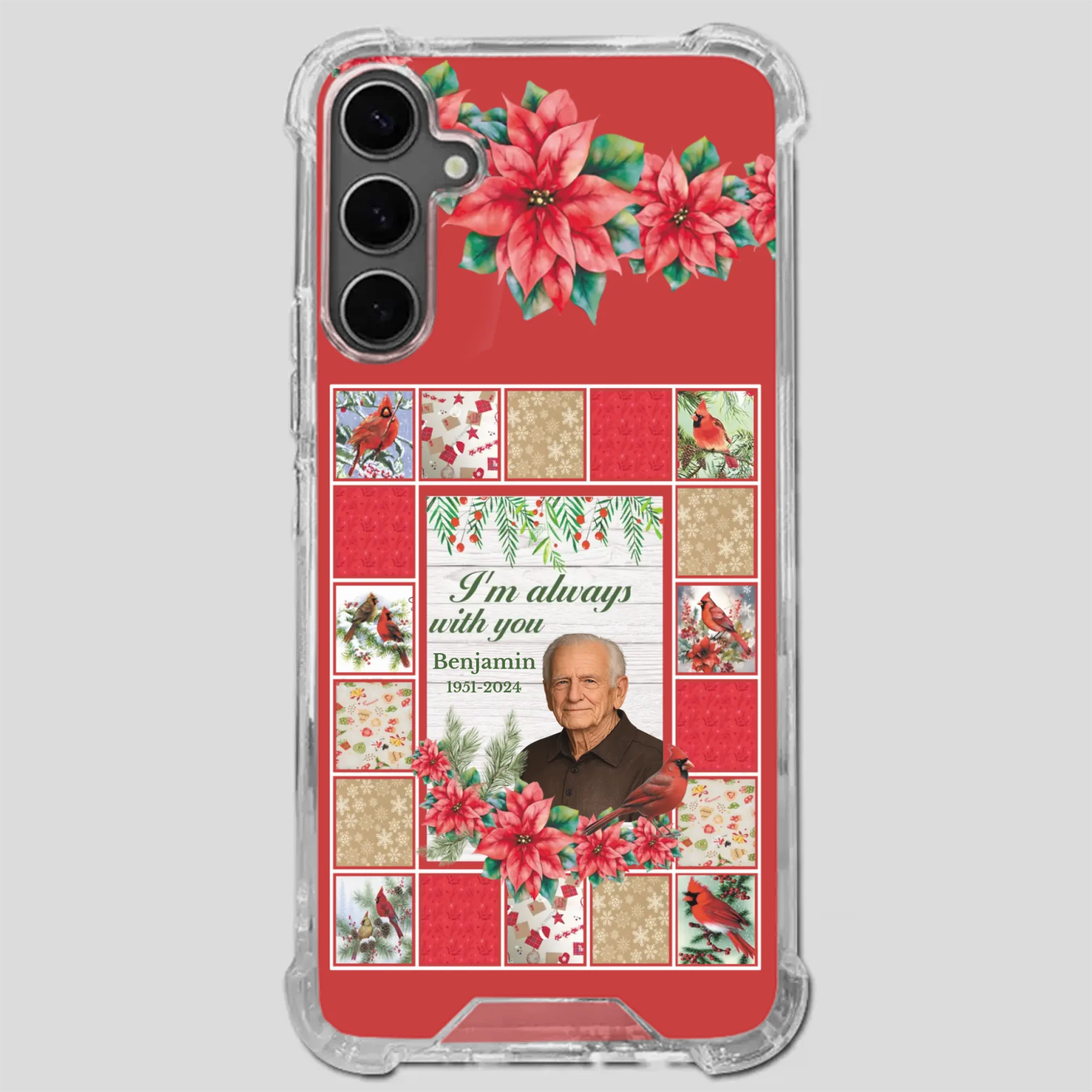 Custom Grandpa “I’m Always With You” Memorial Phone Case - 89Prints