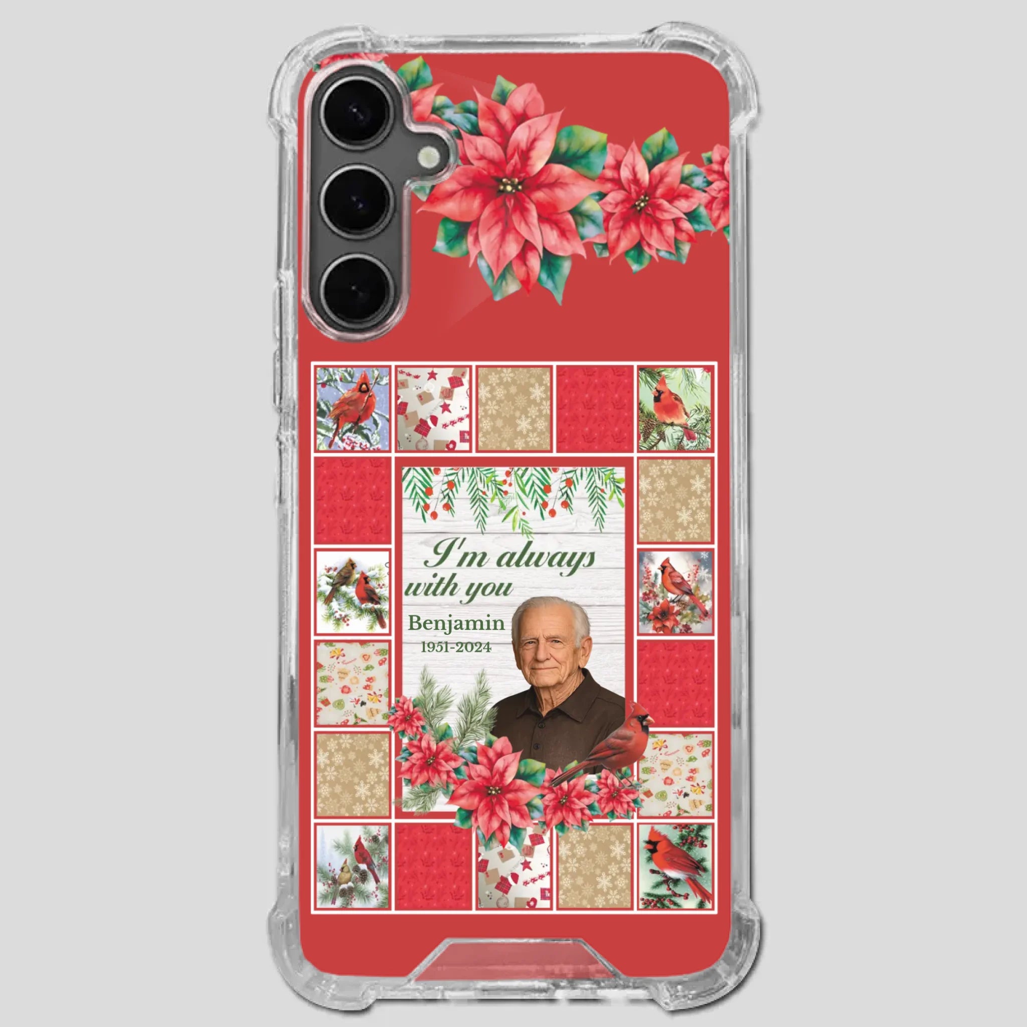Custom Grandpa “I’m Always With You” Memorial Phone Case - 89Prints