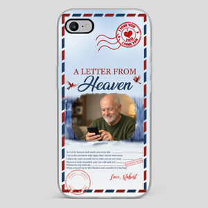 Grandpa “A Letter From Heaven” Phone Case – Custom Memorial Keepsake - 89Prints
