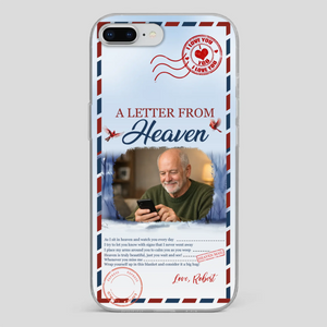 Grandpa “A Letter From Heaven” Phone Case – Custom Memorial Keepsake - 89Prints