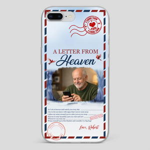 Grandpa “A Letter From Heaven” Phone Case – Custom Memorial Keepsake - 89Prints