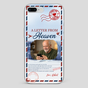 Grandpa “A Letter From Heaven” Phone Case – Custom Memorial Keepsake - 89Prints