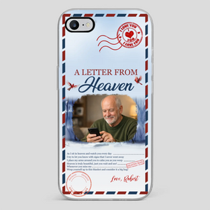 Grandpa “A Letter From Heaven” Phone Case – Custom Memorial Keepsake - 89Prints