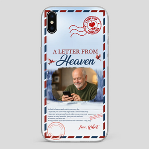 Grandpa “A Letter From Heaven” Phone Case – Custom Memorial Keepsake - 89Prints