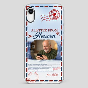 Grandpa “A Letter From Heaven” Phone Case – Custom Memorial Keepsake - 89Prints
