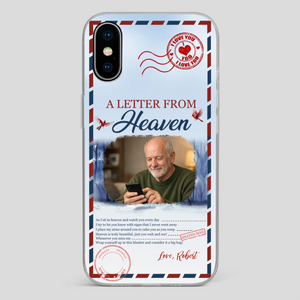 Grandpa “A Letter From Heaven” Phone Case – Custom Memorial Keepsake - 89Prints
