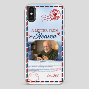 Grandpa “A Letter From Heaven” Phone Case – Custom Memorial Keepsake - 89Prints
