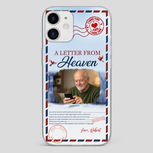 Grandpa “A Letter From Heaven” Phone Case – Custom Memorial Keepsake - 89Prints