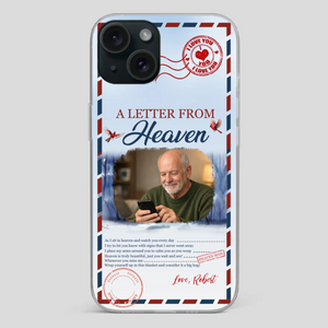 Grandpa “A Letter From Heaven” Phone Case – Custom Memorial Keepsake - 89Prints