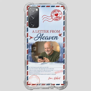 Grandpa “A Letter From Heaven” Phone Case – Custom Memorial Keepsake - 89Prints