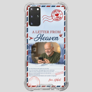 Grandpa “A Letter From Heaven” Phone Case – Custom Memorial Keepsake - 89Prints