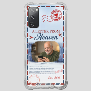 Grandpa “A Letter From Heaven” Phone Case – Custom Memorial Keepsake - 89Prints
