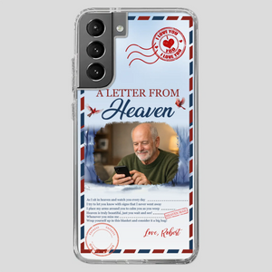 Grandpa “A Letter From Heaven” Phone Case – Custom Memorial Keepsake - 89Prints