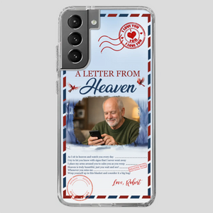 Grandpa “A Letter From Heaven” Phone Case – Custom Memorial Keepsake - 89Prints