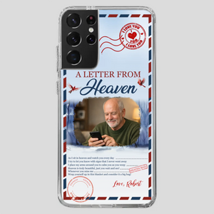 Grandpa “A Letter From Heaven” Phone Case – Custom Memorial Keepsake - 89Prints