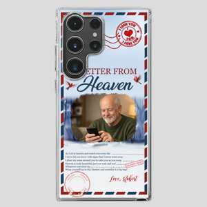 Grandpa “A Letter From Heaven” Phone Case – Custom Memorial Keepsake - 89Prints