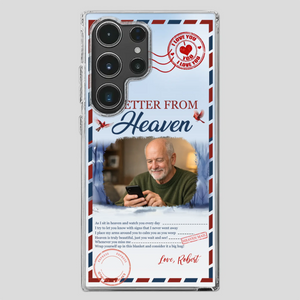 Grandpa “A Letter From Heaven” Phone Case – Custom Memorial Keepsake - 89Prints