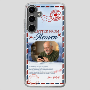 Grandpa “A Letter From Heaven” Phone Case – Custom Memorial Keepsake - 89Prints