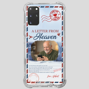 Grandpa “A Letter From Heaven” Phone Case – Custom Memorial Keepsake - 89Prints