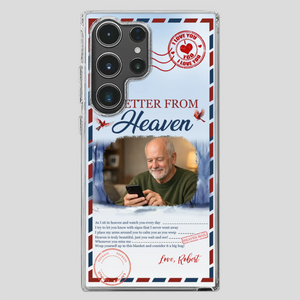 Grandpa “A Letter From Heaven” Phone Case – Custom Memorial Keepsake - 89Prints