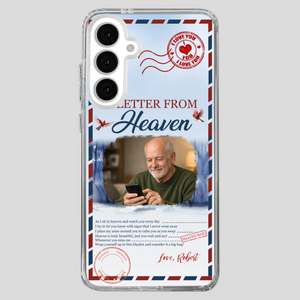 Grandpa “A Letter From Heaven” Phone Case – Custom Memorial Keepsake - 89Prints