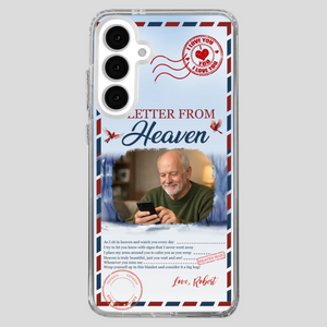 Grandpa “A Letter From Heaven” Phone Case – Custom Memorial Keepsake - 89Prints