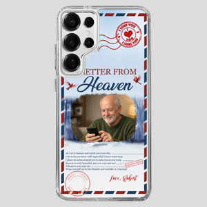 Grandpa “A Letter From Heaven” Phone Case – Custom Memorial Keepsake - 89Prints