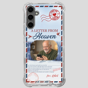 Grandpa “A Letter From Heaven” Phone Case – Custom Memorial Keepsake - 89Prints
